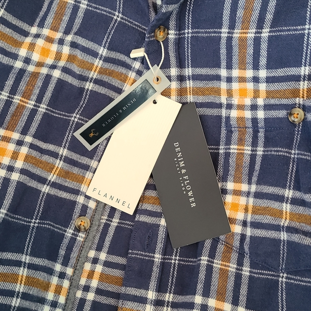 Denim and Flower Ricky Singh M flannel